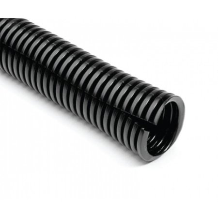 KABLE KONTROL Kable Kontrol® Corrugated Split Wire Loom Tubing - 1-1/4" Inside Diameter - 10' Length - Black WL906-BK-10